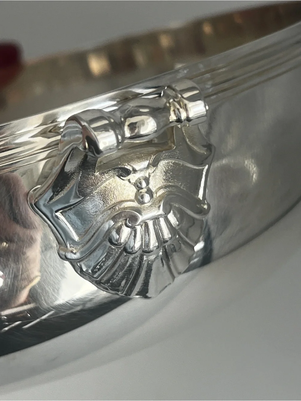 Vintage Christofle Malmaison Silver-Plated Caviar Set – Closed Lotus Bud Lid